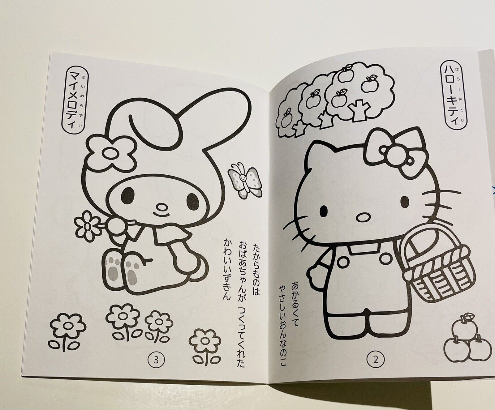 Sanrio Coloring Book Japanese Edition