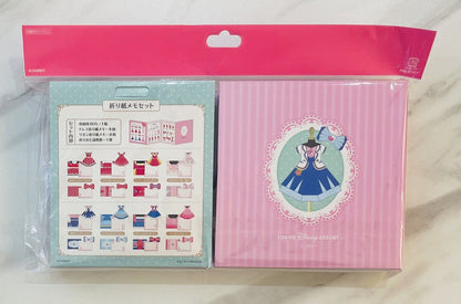 Disney Minnie Mouse Dress and Ribbon Origami Notepads Tokyo Disney Resort