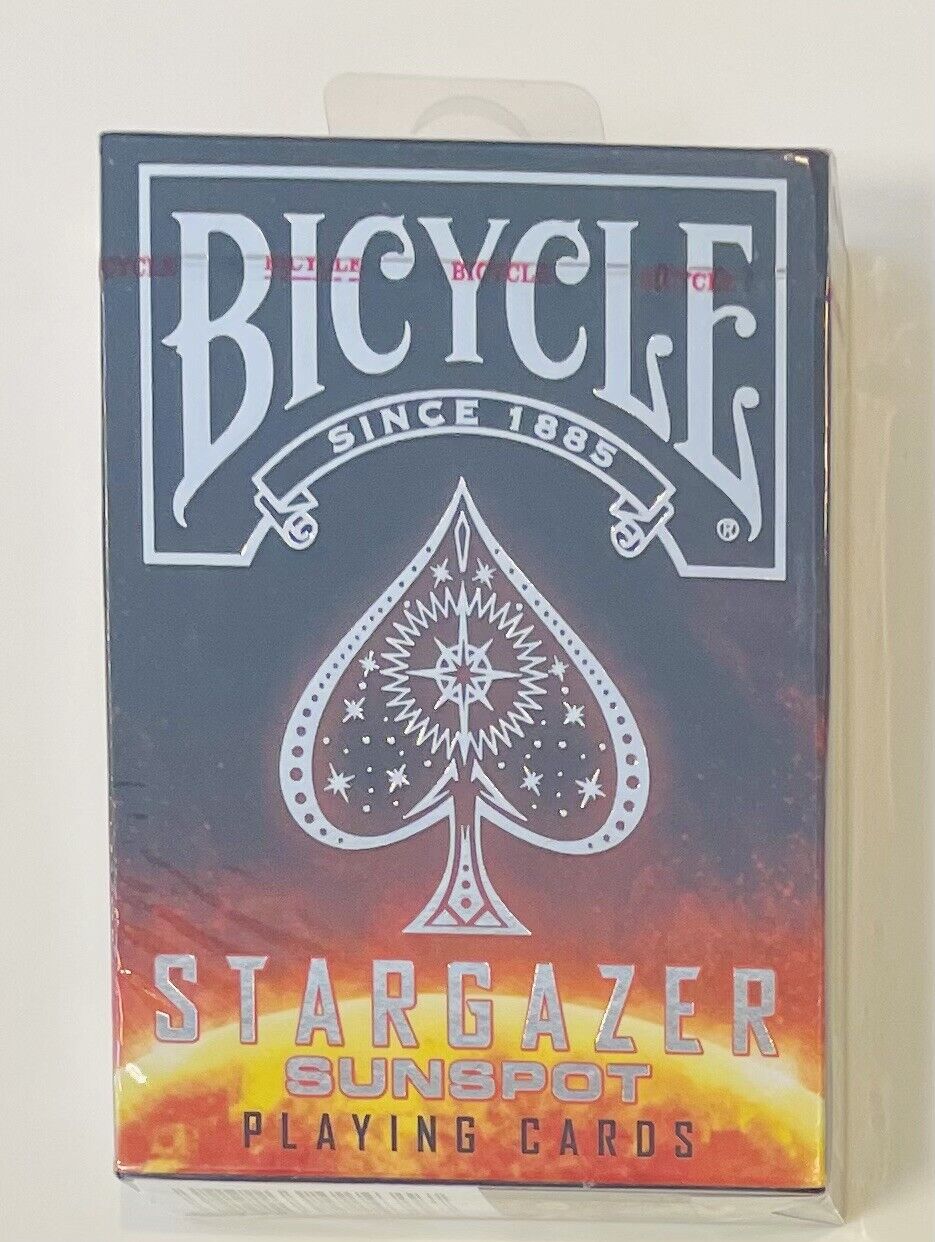 BICYCLE STARGAZER SUNSPOT playing cards.new,from Japan