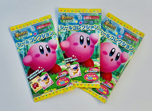 Nintendo Kirby Sticker 3 Packs 15 Stickers! New Sealed from Japan