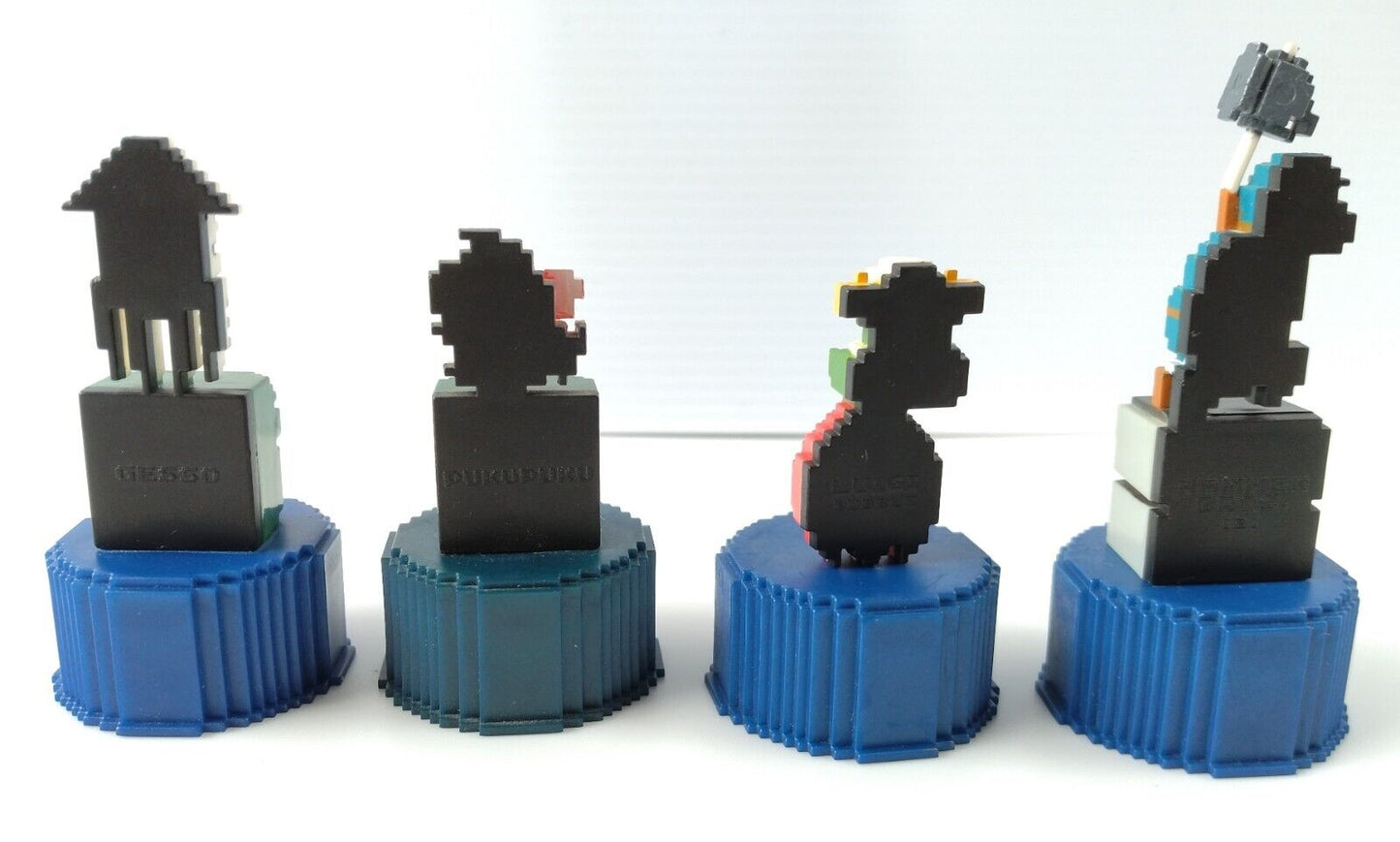 PEPSI Super Mario Bros. Dot Bottle Cap set of 4