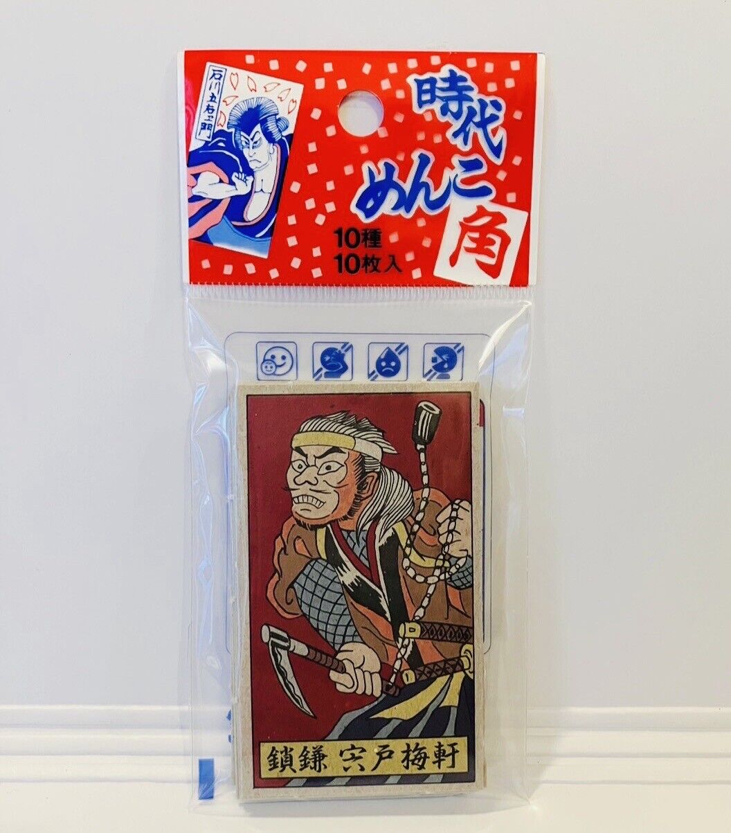 Menko Cards Japanese Traditional Card Game 10 Different Cards 時代めんこ