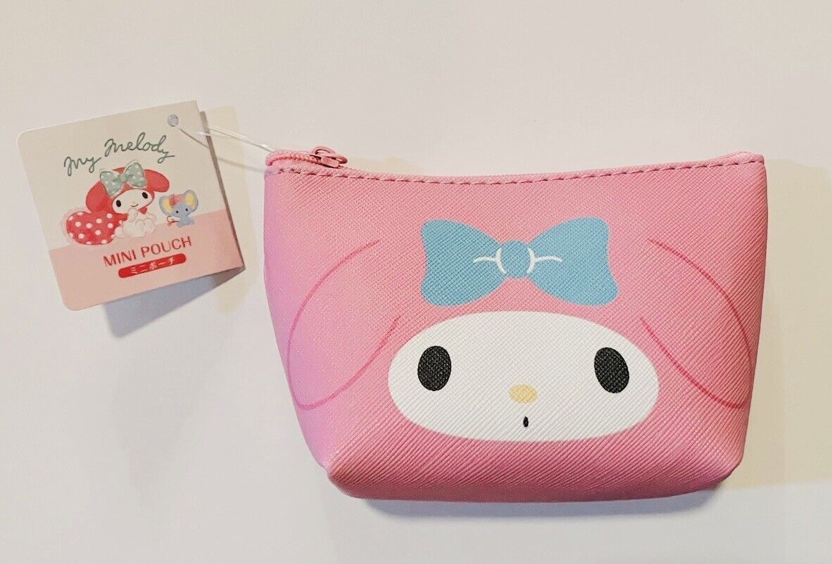 Sanrio My Melody Small Pouch Coin Purse New  Zipper Bag from Japan