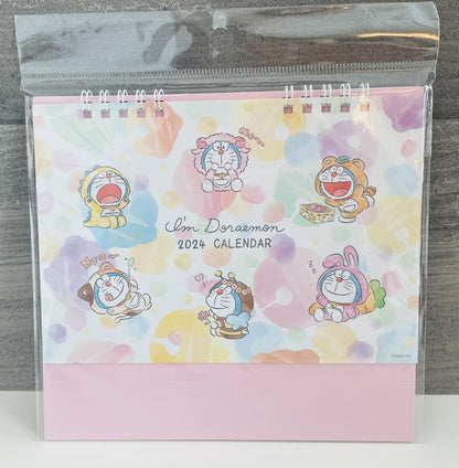 Doraemon desk calendar 2024,from January to December,Japanese Edition.new,Sealed