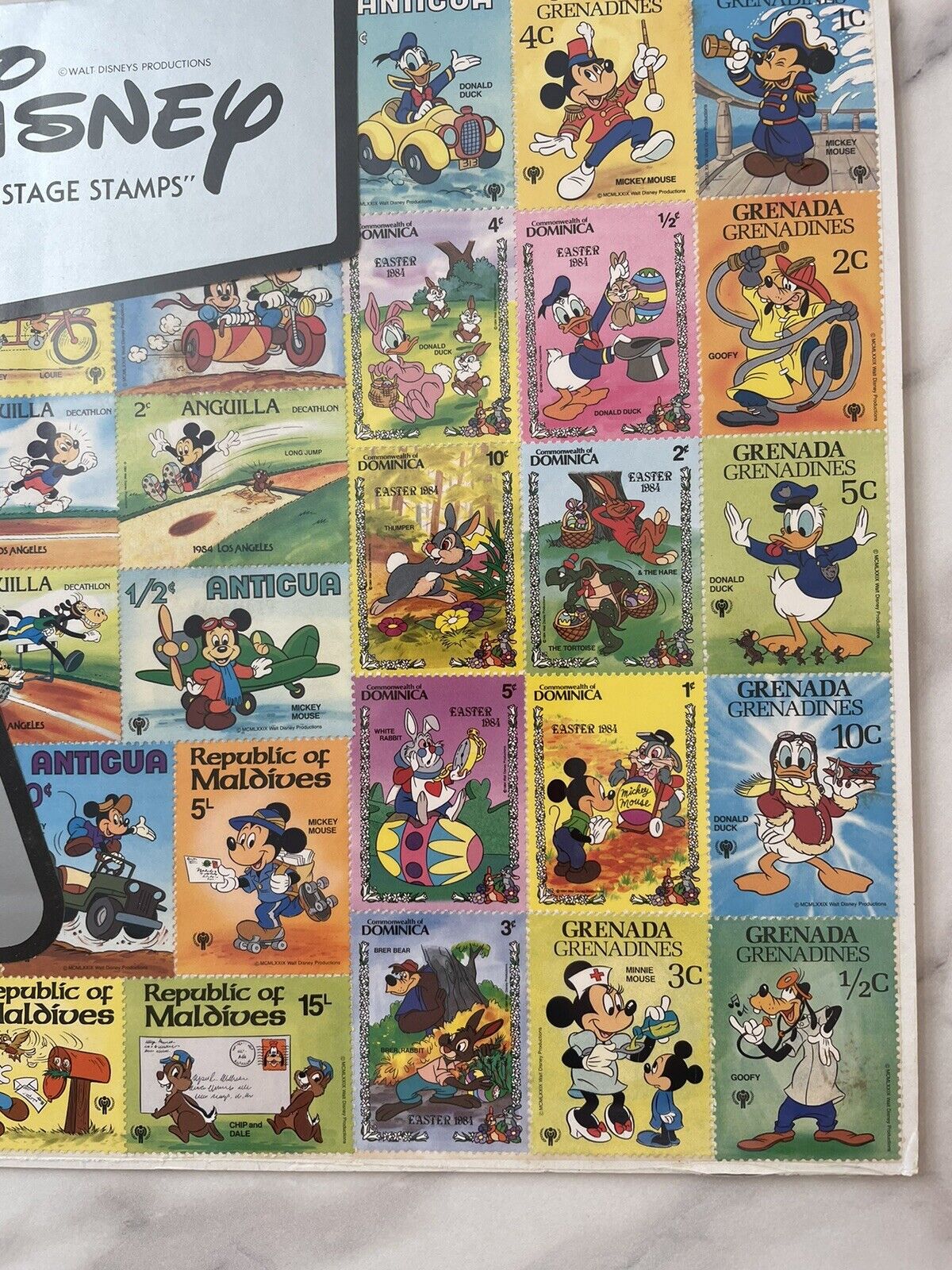 Disney World of Postage Stamps/35 All Different All Genuine