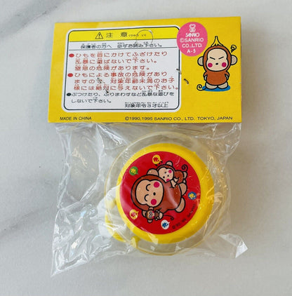 Sanrio retro YO-YO spinner OSARU NO MONKICHI made in 1995 cute monkey♡new sealed