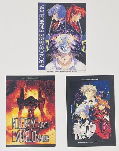 EVANGELION postcards,3 Cards/1997,Rare⭐︎from Japan