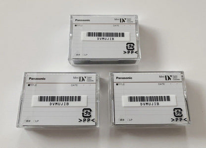 Panasonic mini DV tape cassette 60 minutes LP 90 minutes 3 pcs DVM60 New