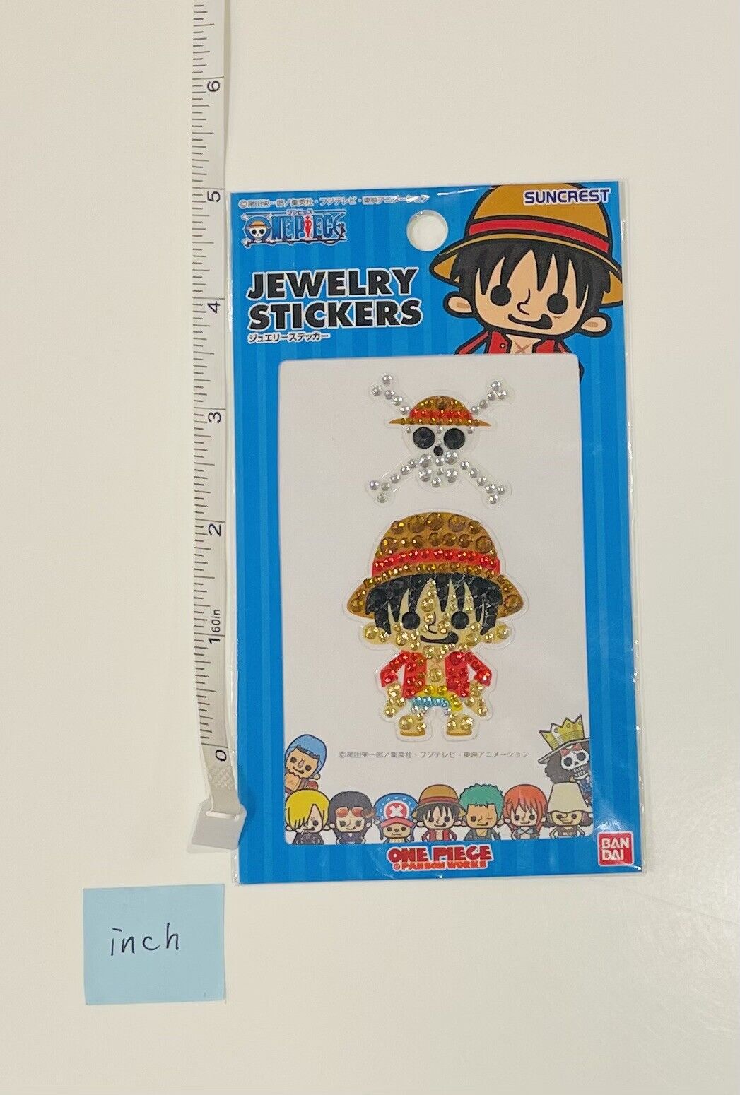 ONE PIECE stickers jewelry type/Luffy/Rare☆