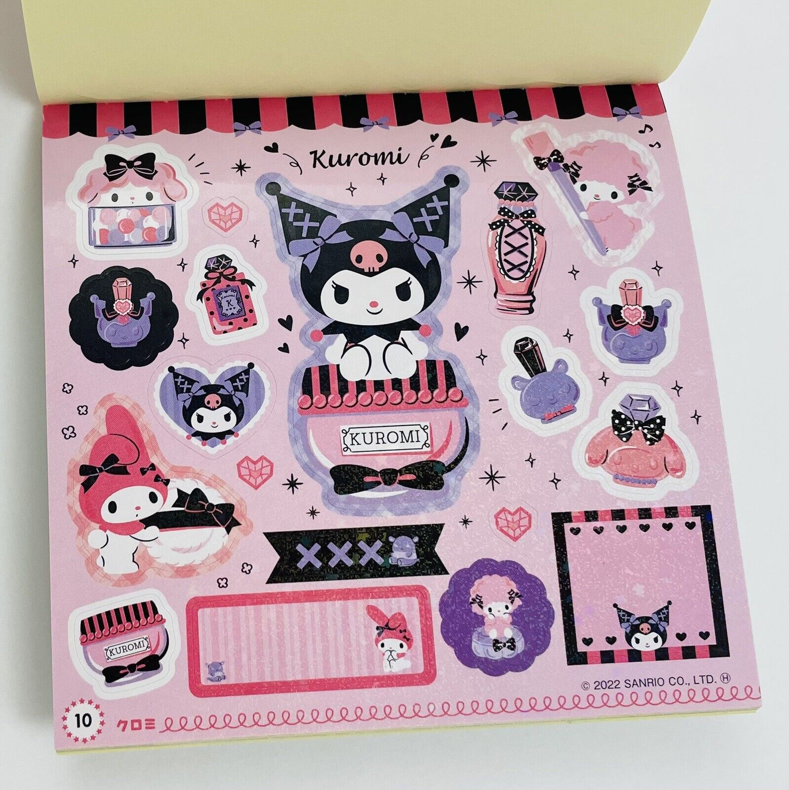 Sanrio Sticker Book♡22 sheets of stickers.Sanrio popular characters New Sealed