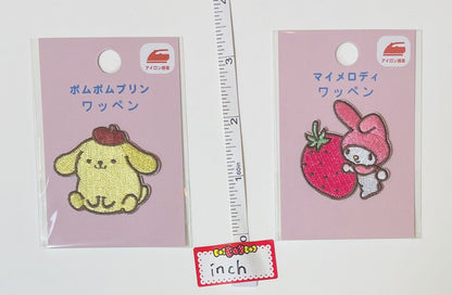 My Melody and Pompompurin Iron on Patch,New,Japan Limited