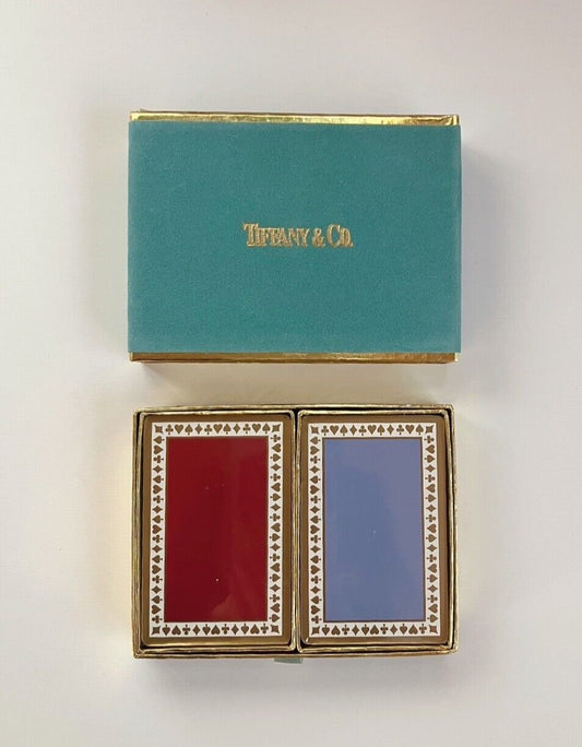 Tiffany & Co.Playing Cards 2 decks New Sealed