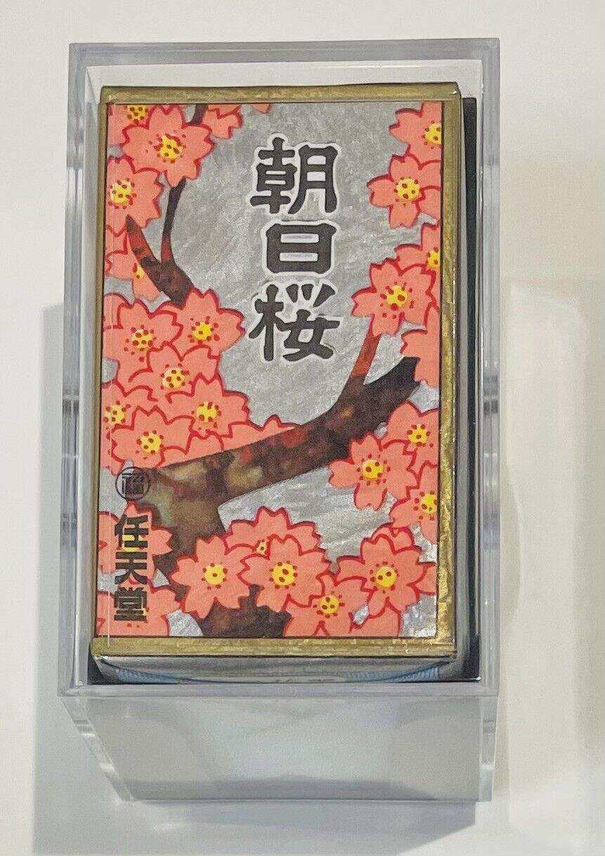 Vintage Nintendo Hanafuda Asahizakura 朝日桜 Black Very Rare,made before 1989