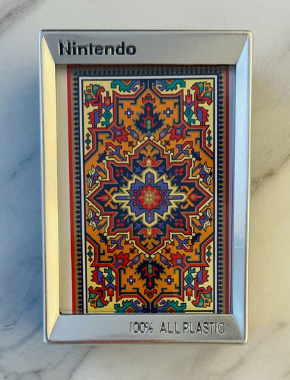 Vintage Nintendo plastic playing cards,unused,made before 1989.Gold edges⭐︎Rare