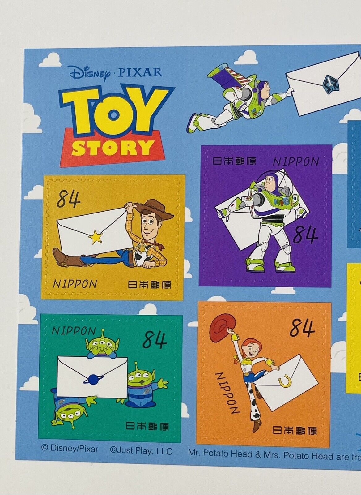 TOY STORY Japanese Post Stamps/84yen×10/2022/New