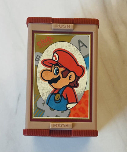 Club Nintendo Mario Hanafuda Rare Japanese Playing Cards Red good condition