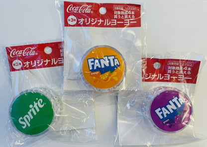 COCA COLA Spinner YO-YO 2024 Complete Set of 3 yoyos Japanese Edition New Model