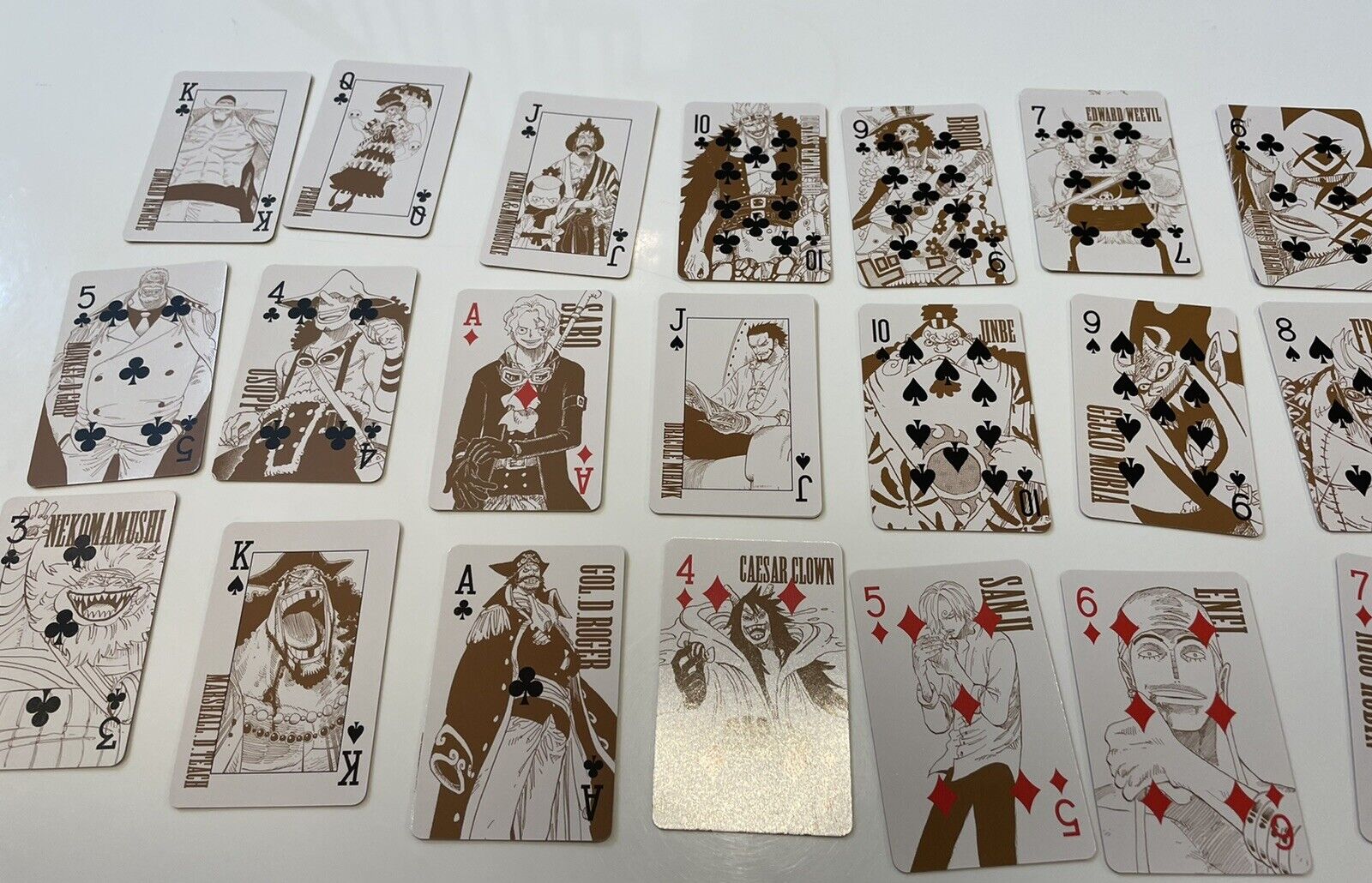 One Piece Film Gold Playing Cards/Rare/New