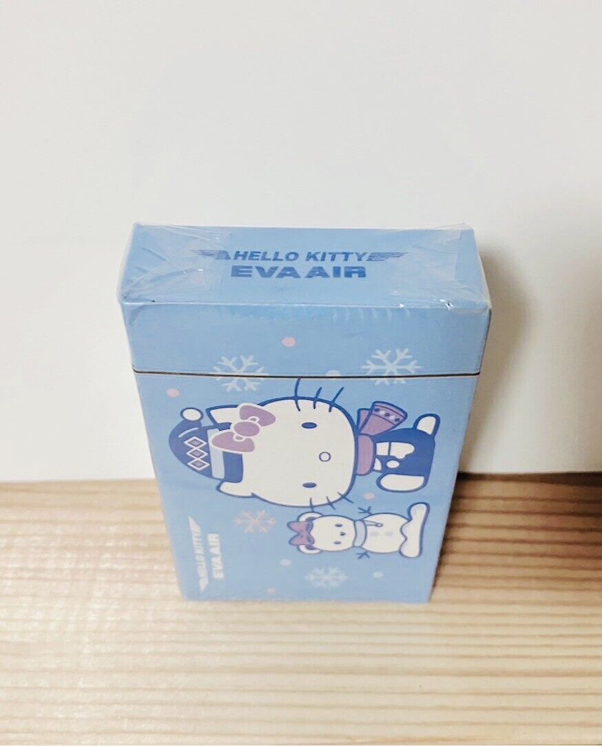 Hello Kitty Playing Cards EVA AIR From Japan Rare Winter version New Sealed