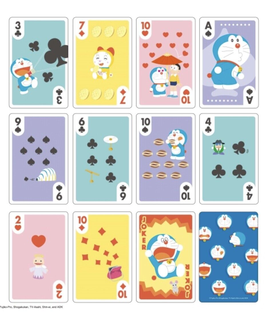 DORAEMON Playing Cards by Ensky Direct From Japan ドラえもん 2022