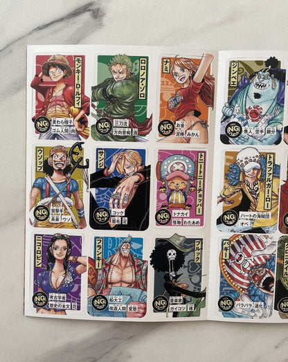 ONE PIECE Mini Cards 36 cards set " Imagine Wanted " 2024 Saikyo jump New Sealed