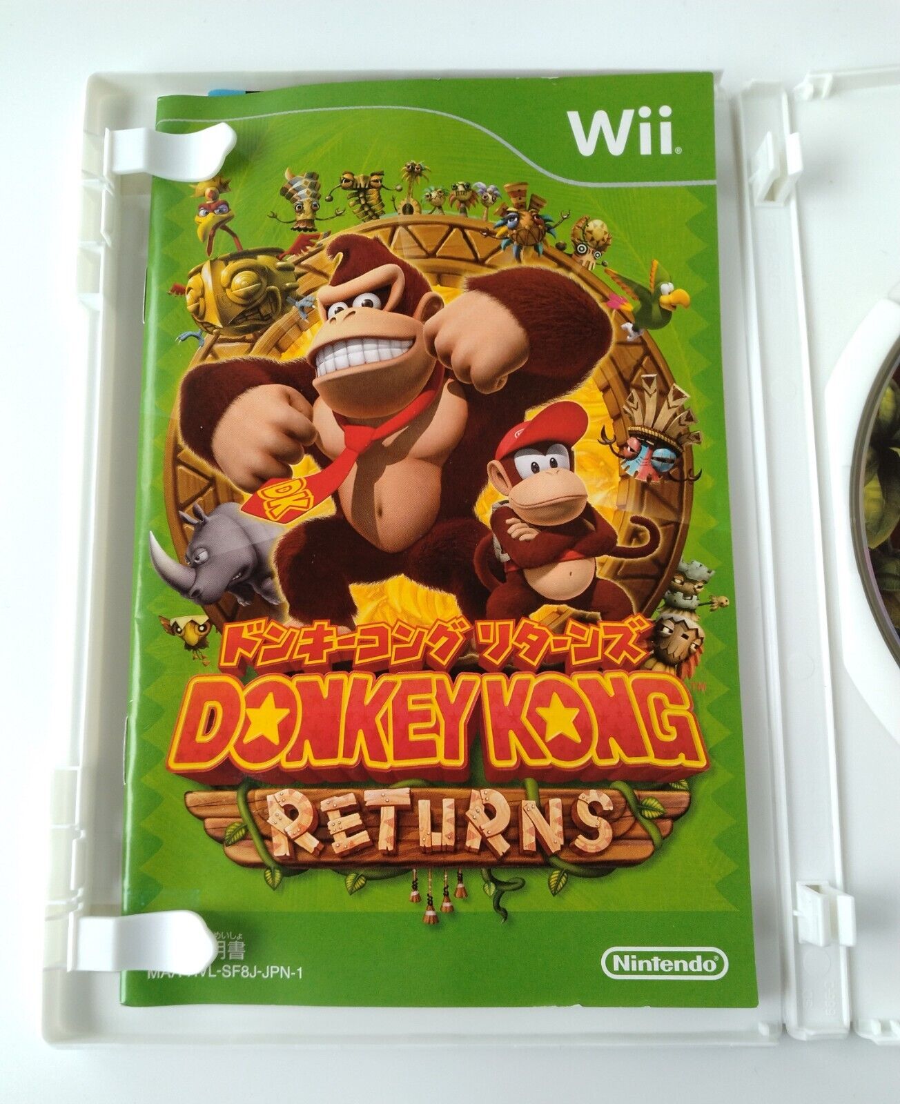 Donkey Kong Returns Nintendo Wii game software Japanese Version