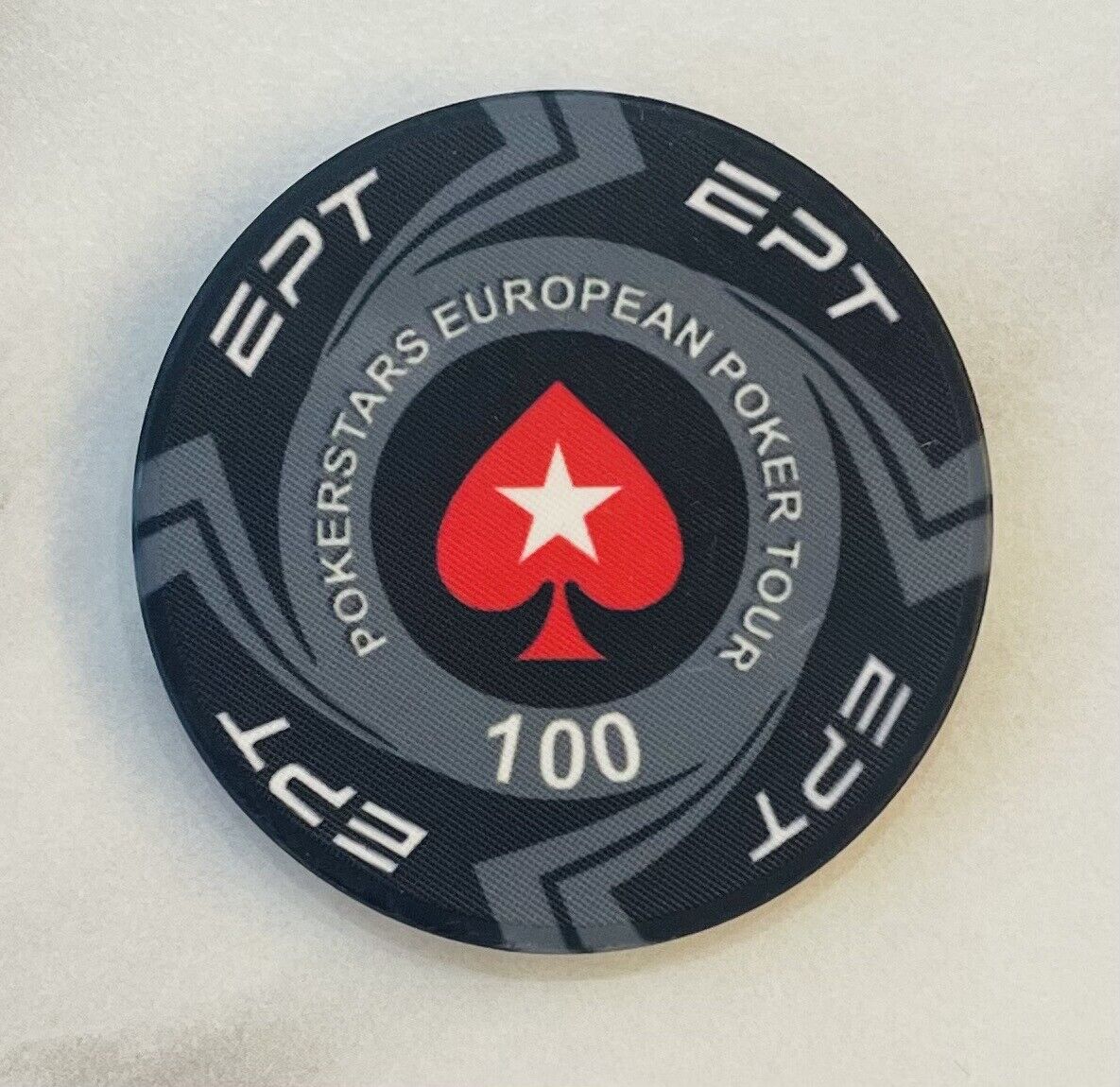 Poker Chips POKERSTARS EPT Ceramic Chips 300 Chips with Carry Case