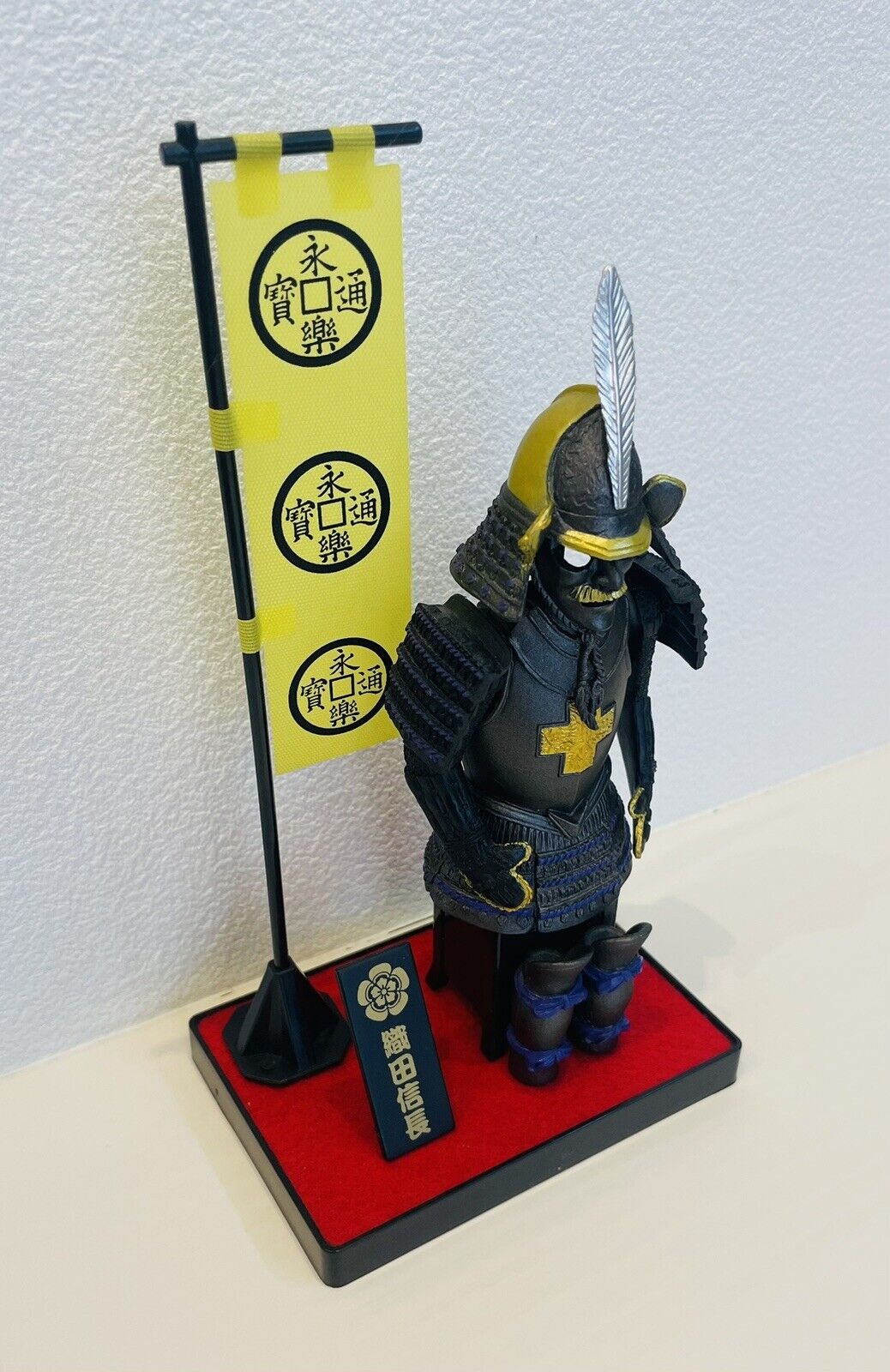 Oda Nobunaga Kabuto Small figure Sengoku Period Warrior Bushi good condition