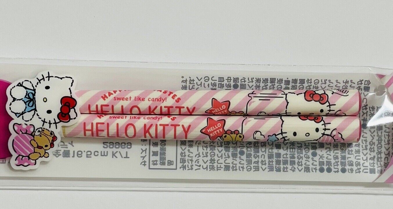 My Melody Hello Kitty Cinnamoroll Bamboo Chopsticks. 16.5cm. for kids.from Japan