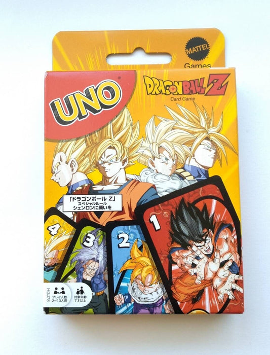 Dragon ball Z UNO Cards Japanese Edition New