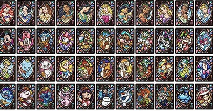 Disney characters stained glass playing cards direct from Japan