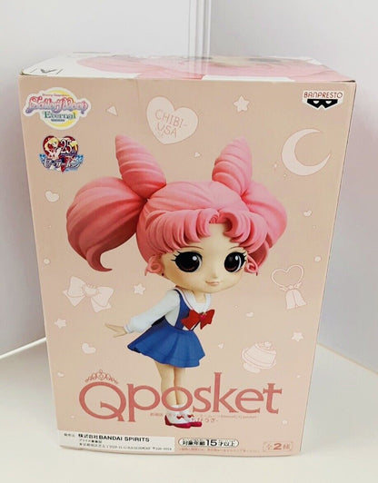 Q posket Sailor Chibi Moon Chibi Usa Figure Sailor Moon Eternal