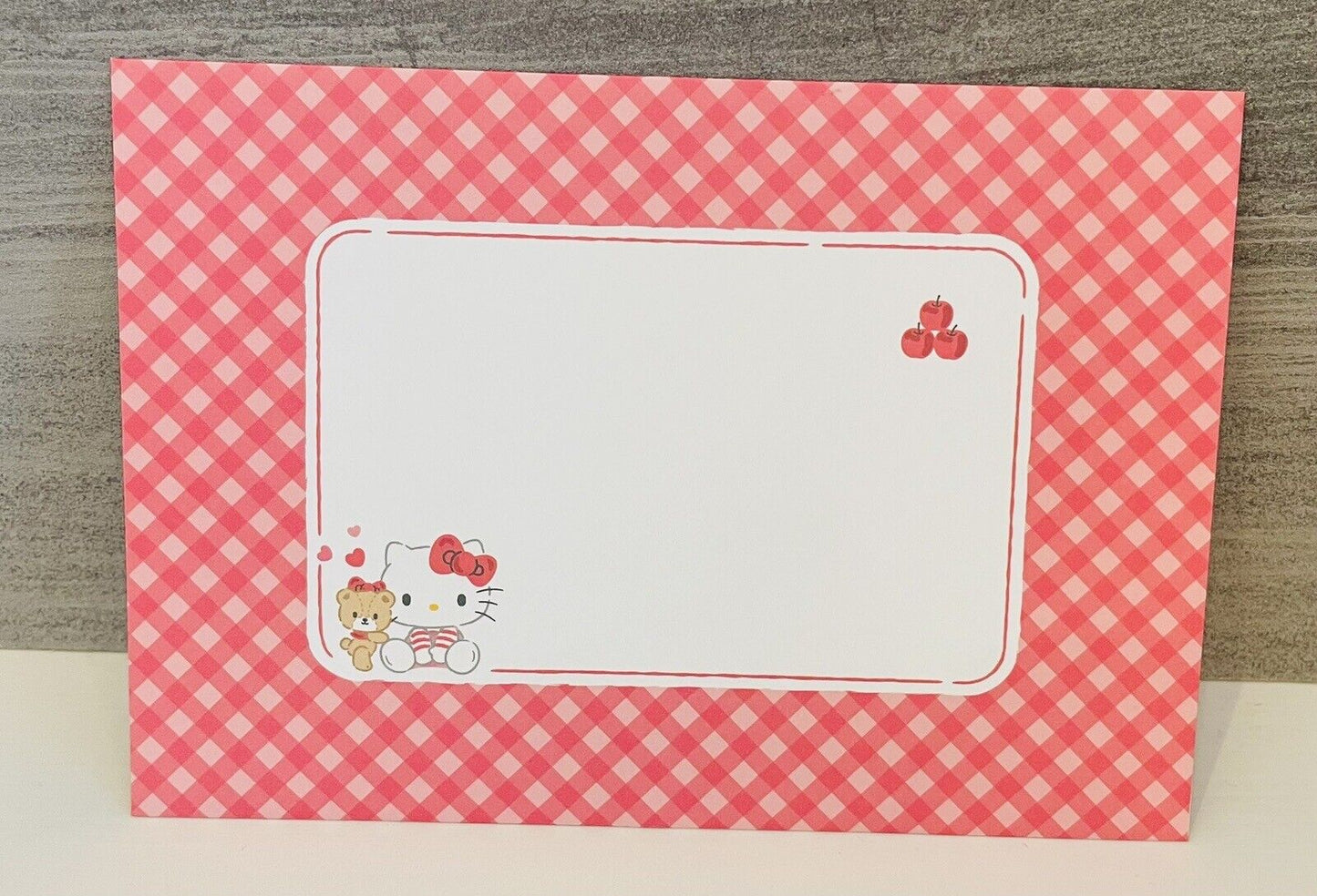 Sanrio Hello Kitty Birthday Card Set ♡ Pop up card Stickers Envelope
