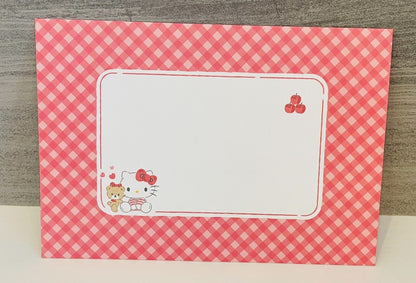 Sanrio Hello Kitty Birthday Card Set ♡ Pop up card Stickers Envelope