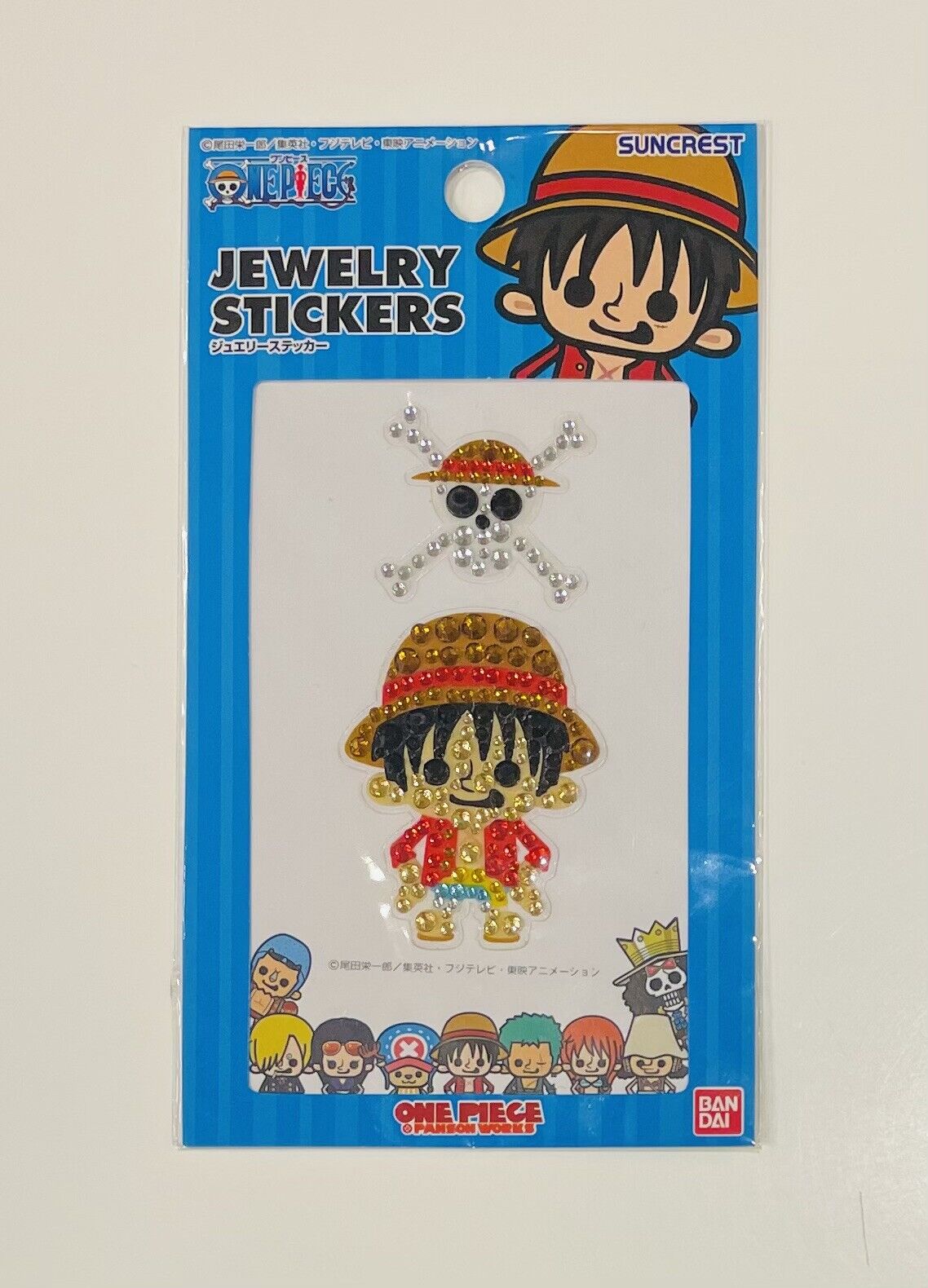 ONE PIECE stickers jewelry type/Luffy/Rare☆