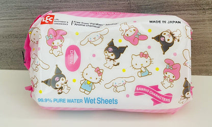 Sanrio Cinnamoroll Wet Tissue Wipes Reusable Case Box New Sealed with wet tissue