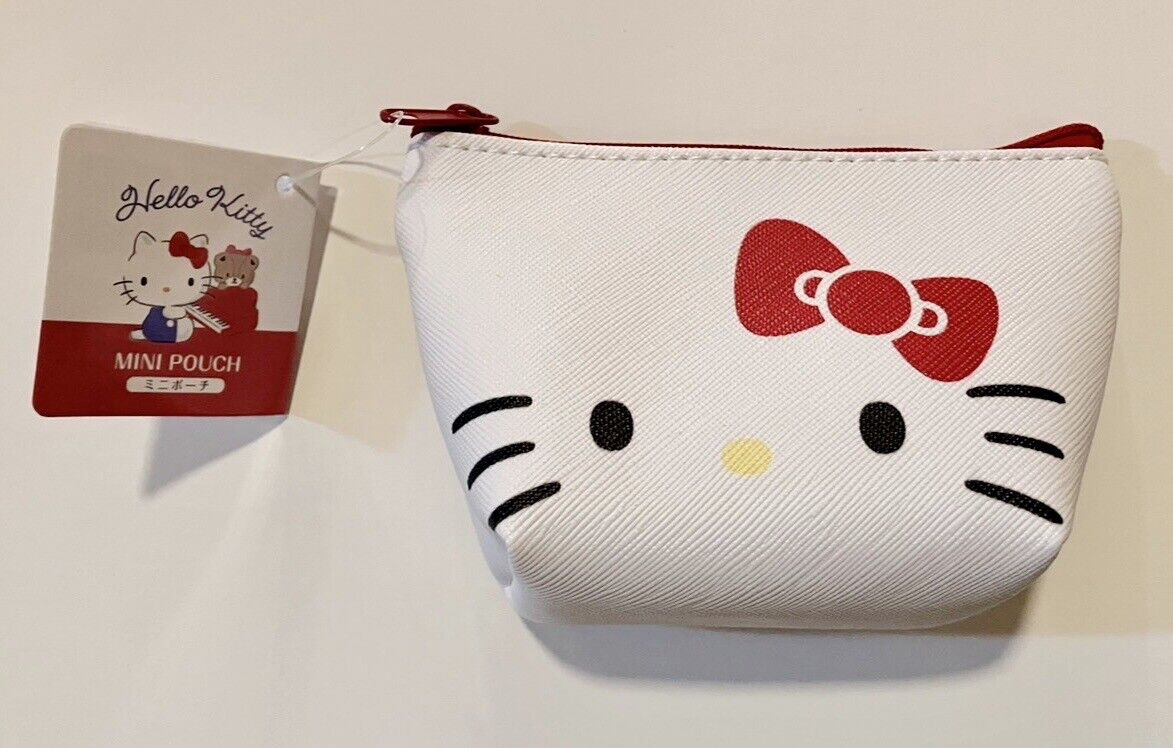 Sanrio Hello Kitty Small Pouch Coin Purse New  Zipper Bag from Japan