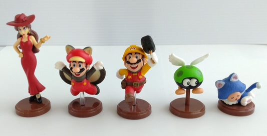 Nintendo Super Mario  Character chocolate egg Figure Set of 5 ②