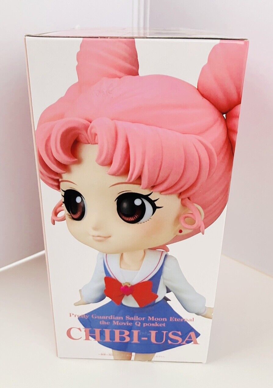 Q posket Sailor Chibi Moon Chibi Usa Figure Sailor Moon Eternal