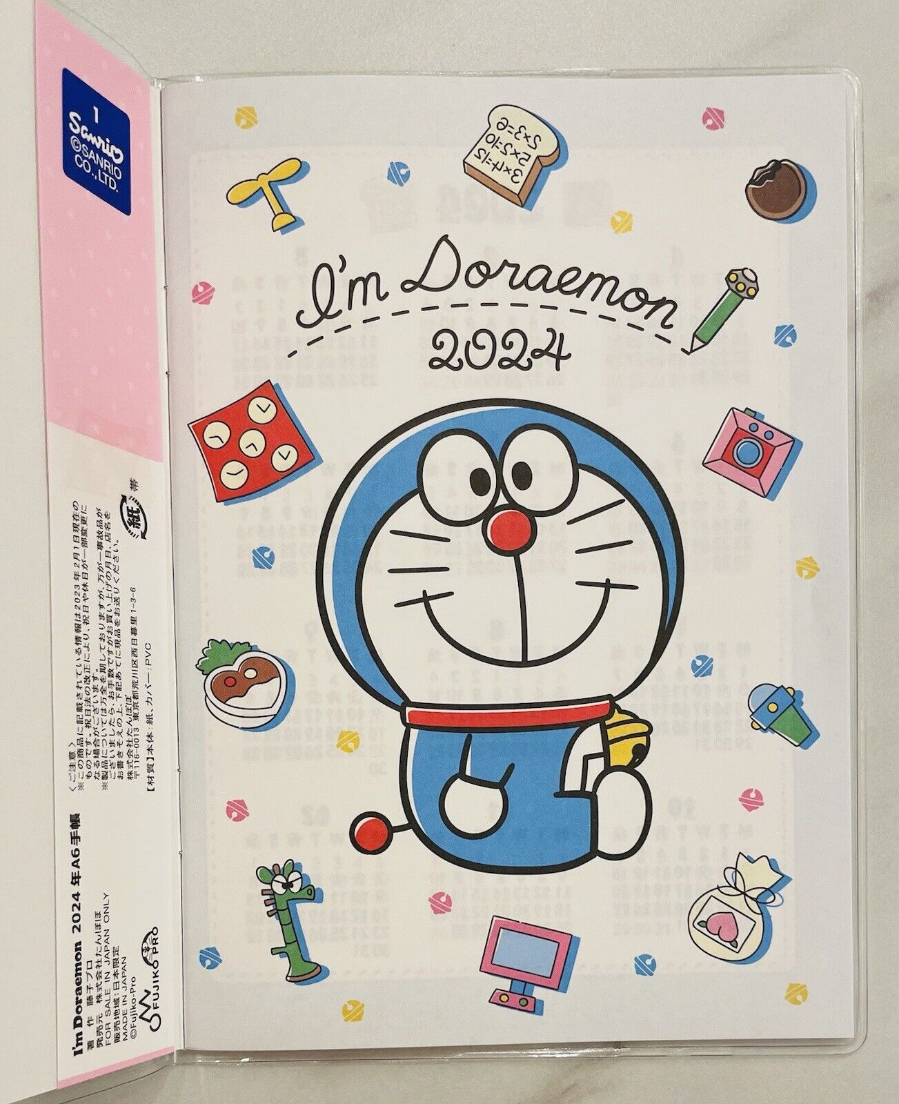 Doraemon Schedule Planner,Datebook 2024,Japanese Edition.new!