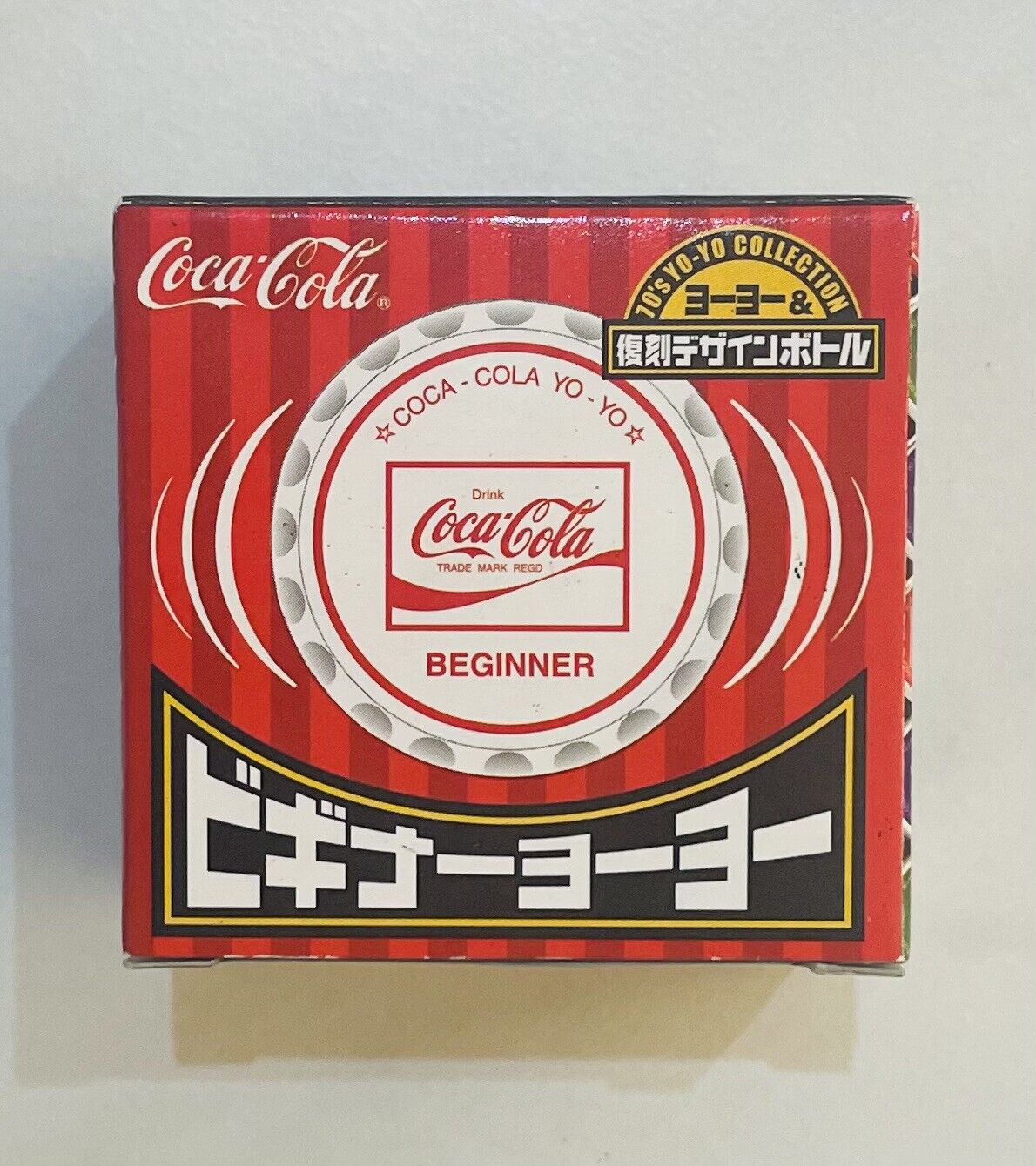 COCA COLA Spinner YO-YO Beginner Japanese Edition,2005,white color,rare☆