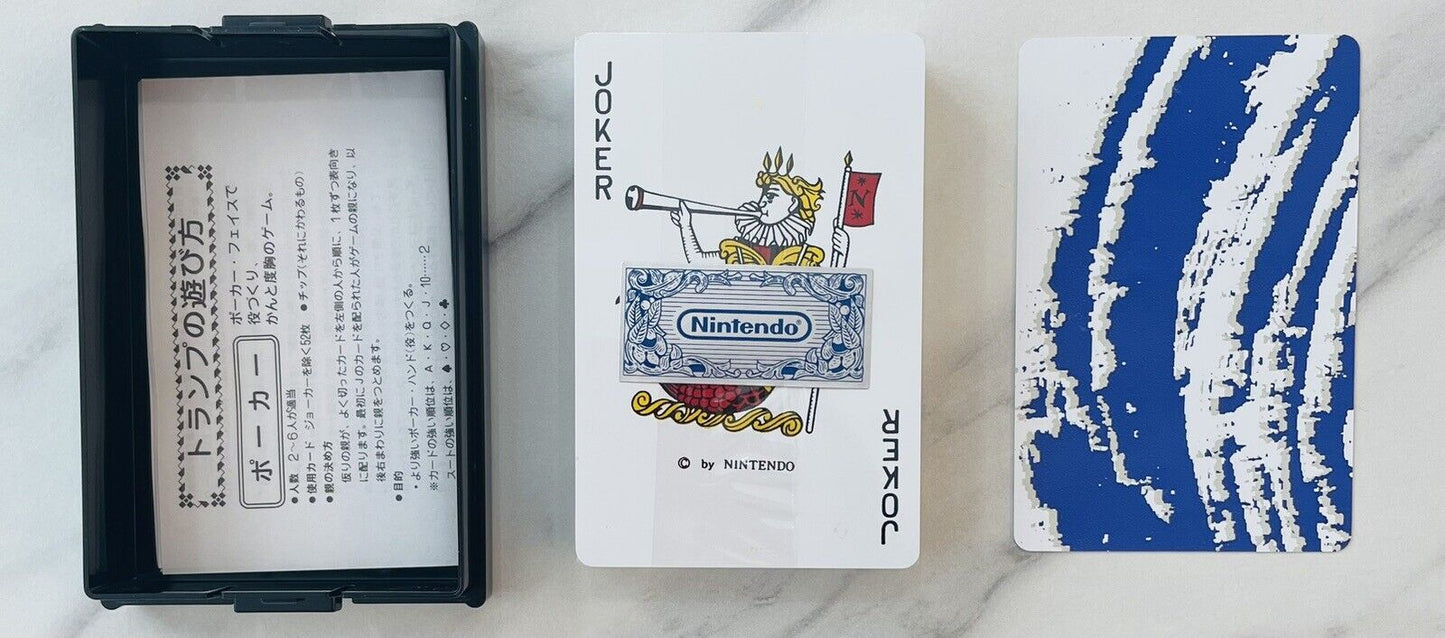 Nintendo plastic playing cards,discontinued product,Rare,unused.