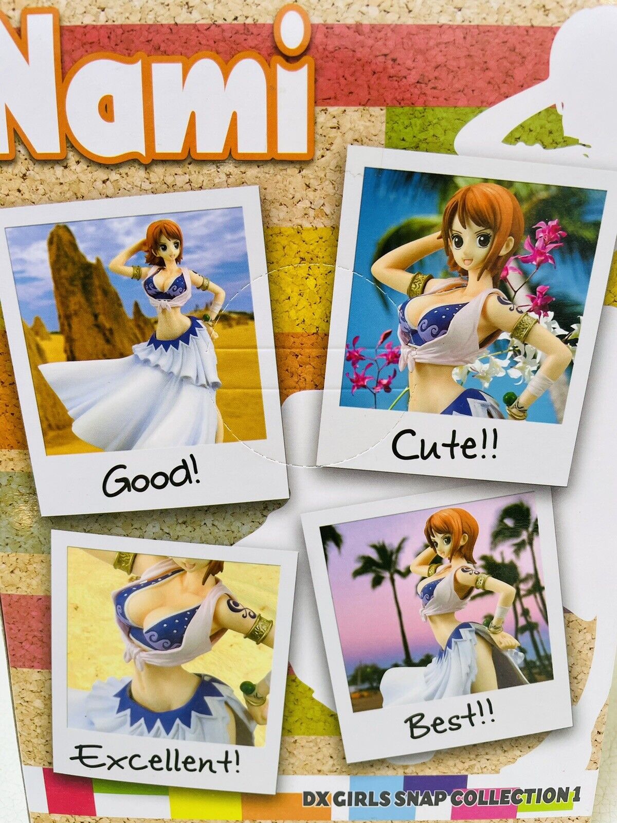 One Piece Girls Figure.Nami and Vivi,Girls Snap Collection♡