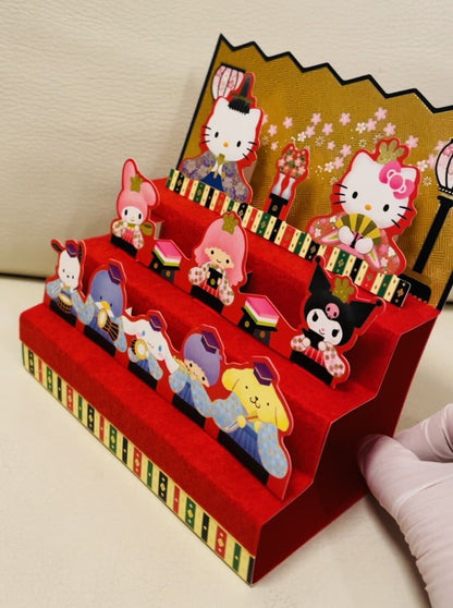 Sanrio Characters Hinamatsuri Greeting Card/Japanese Culture/from Japan/ひな祭り