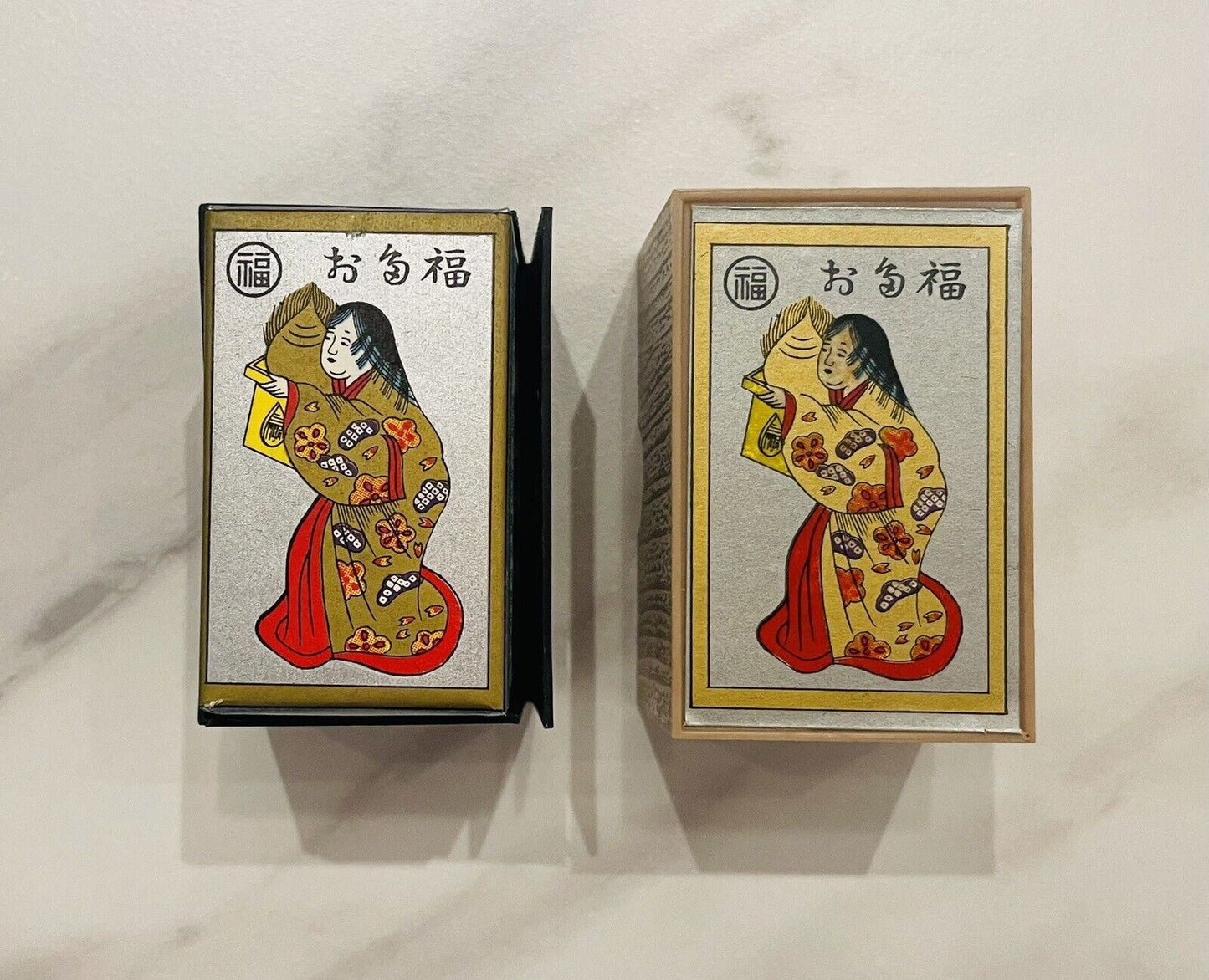 Nintendo Hanafuda Otafuku お多福 Black Rare discontinued product