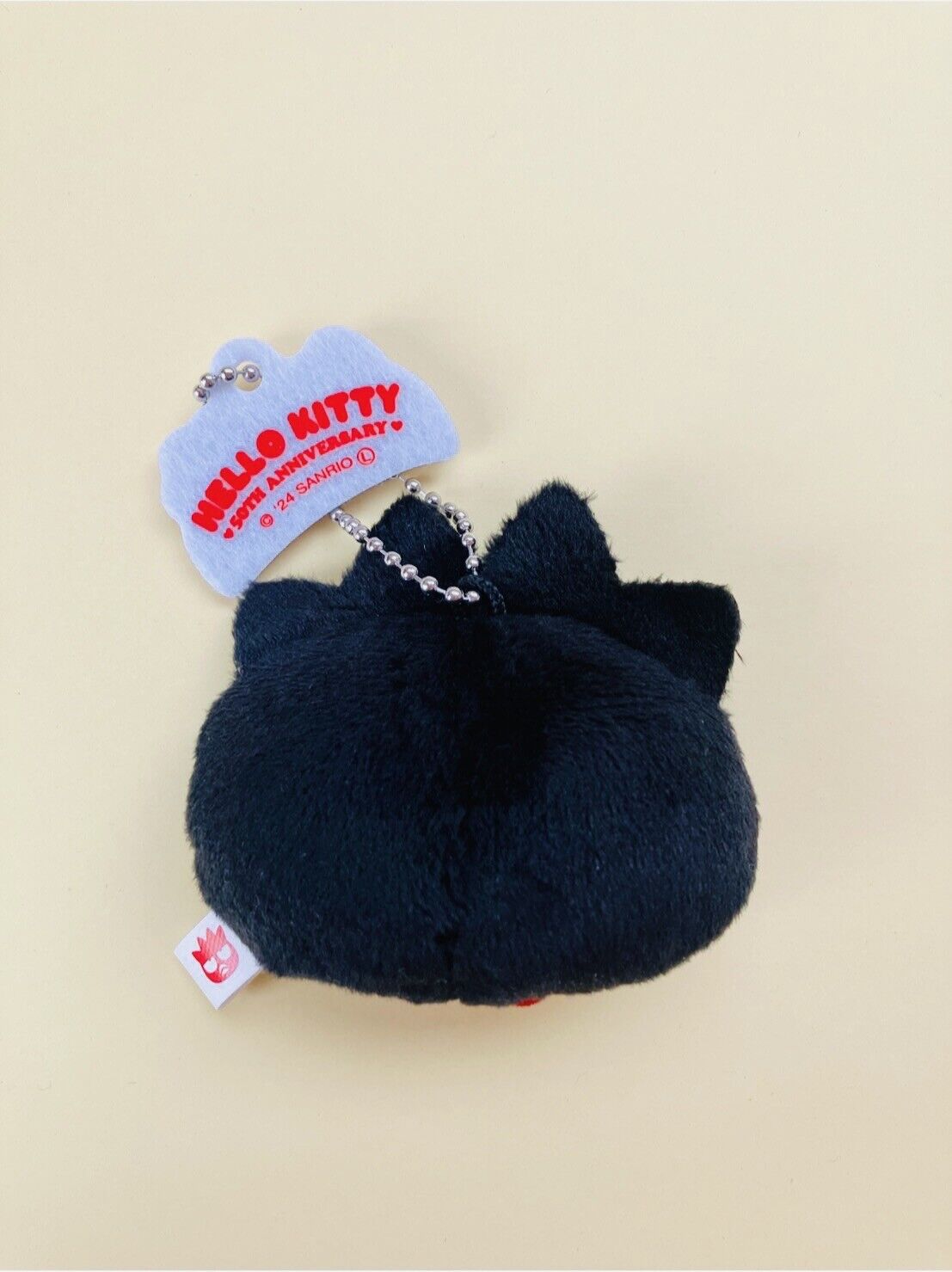 Sanrio BAD BADTZ-MARU Plush Key Chain Hello Kitty 50th Anniversary from Japan