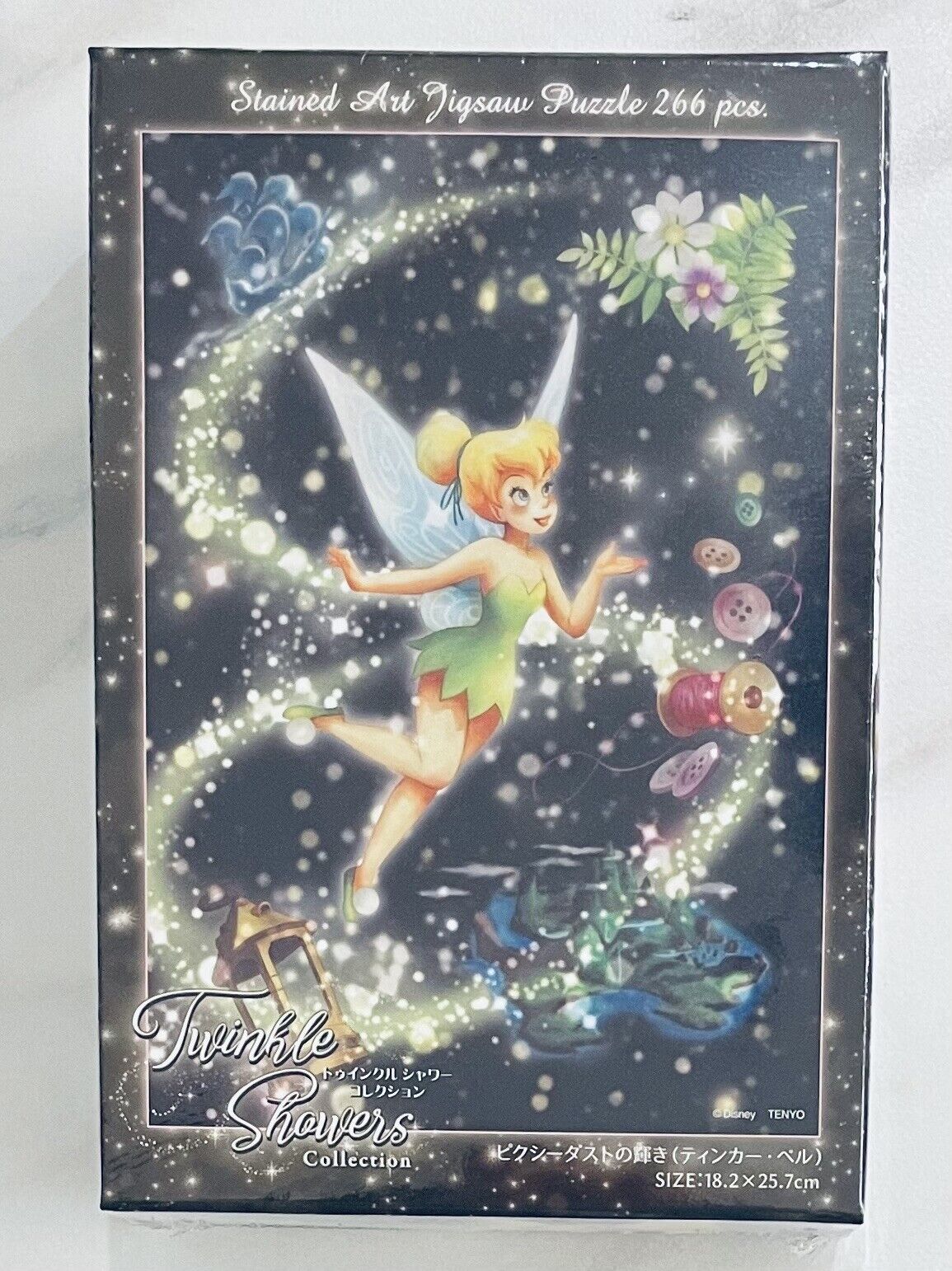 Disney Tinker Bell Stained Art Jigsaw Puzzle 266 Pieces,New Sealed,made in Japan