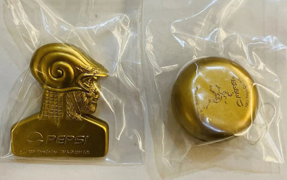 Pepsi and Planet of the Apes Gold Spinner YO-YO and Clip.Rare,New,Made in 2001