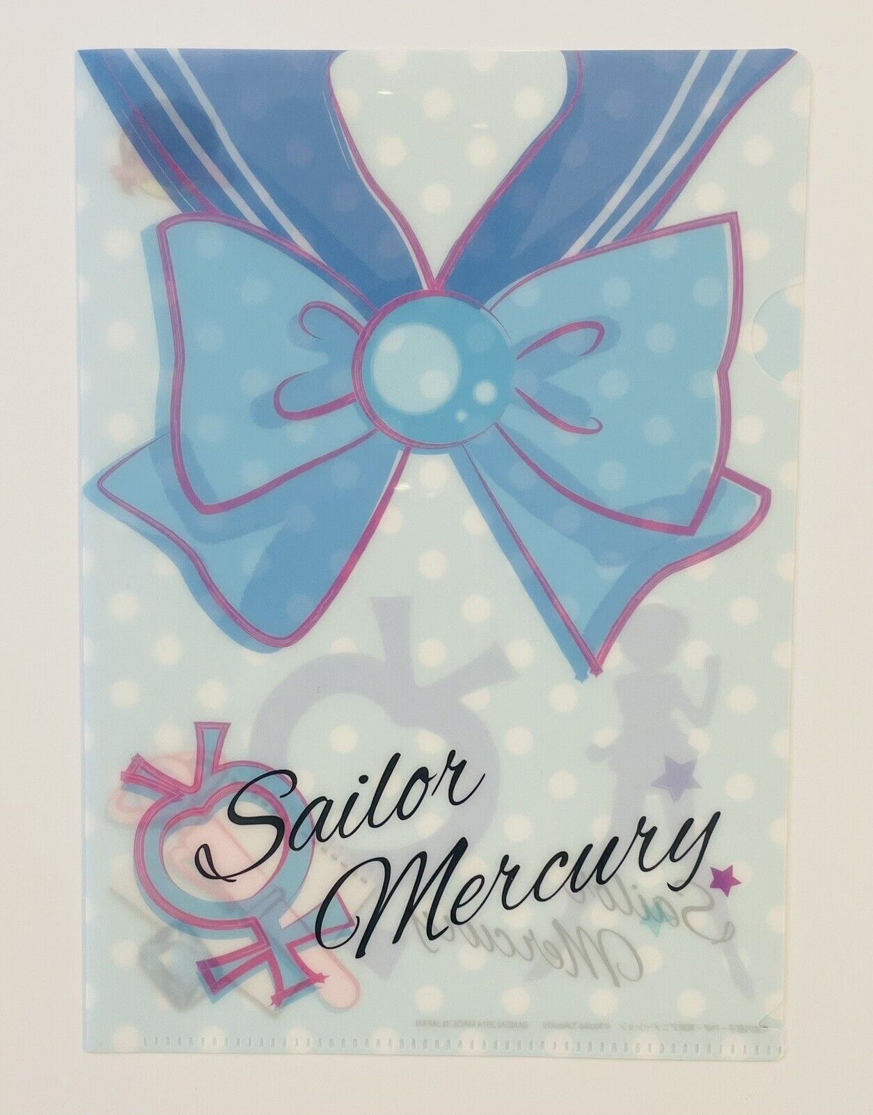 Sailor Moon Folder Sailor Mercury A5 size ♡ 2014 Rare