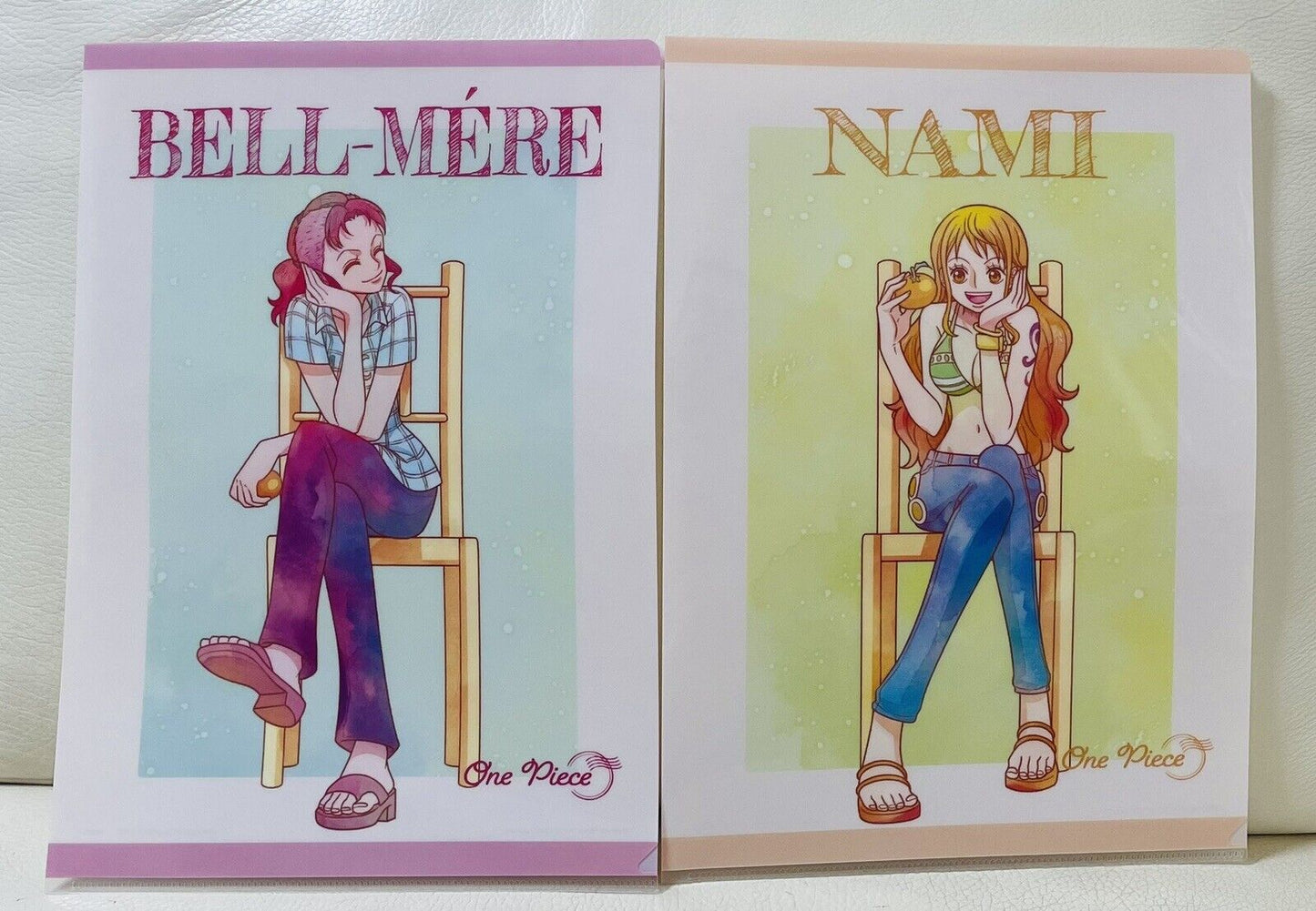 ONE PIECE File Folders NAMI and BELL-MERE,2 pieces.A4 Size Direct from Japan